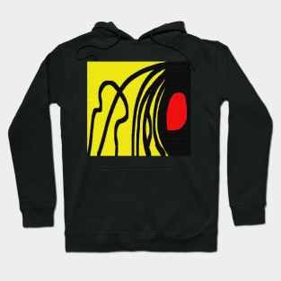 Red yellow black Hoodie